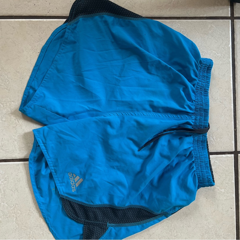 Adidas Blue Running Shorts